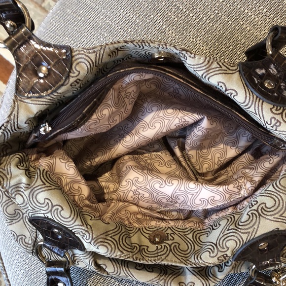 Sienna Ricchi Signature shoulder bag. Brown Purse - Picture 10 of 12